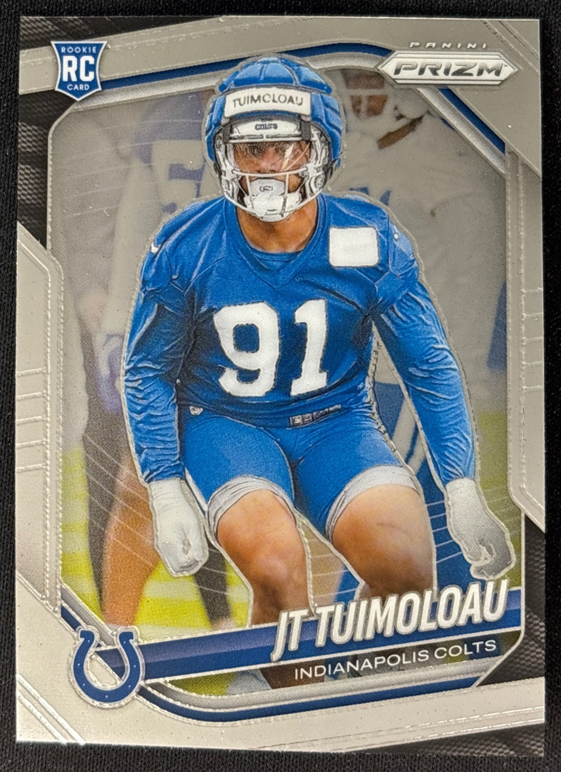 JT Tuimoloau 2025 Prizm Colts Sports Trading Card
