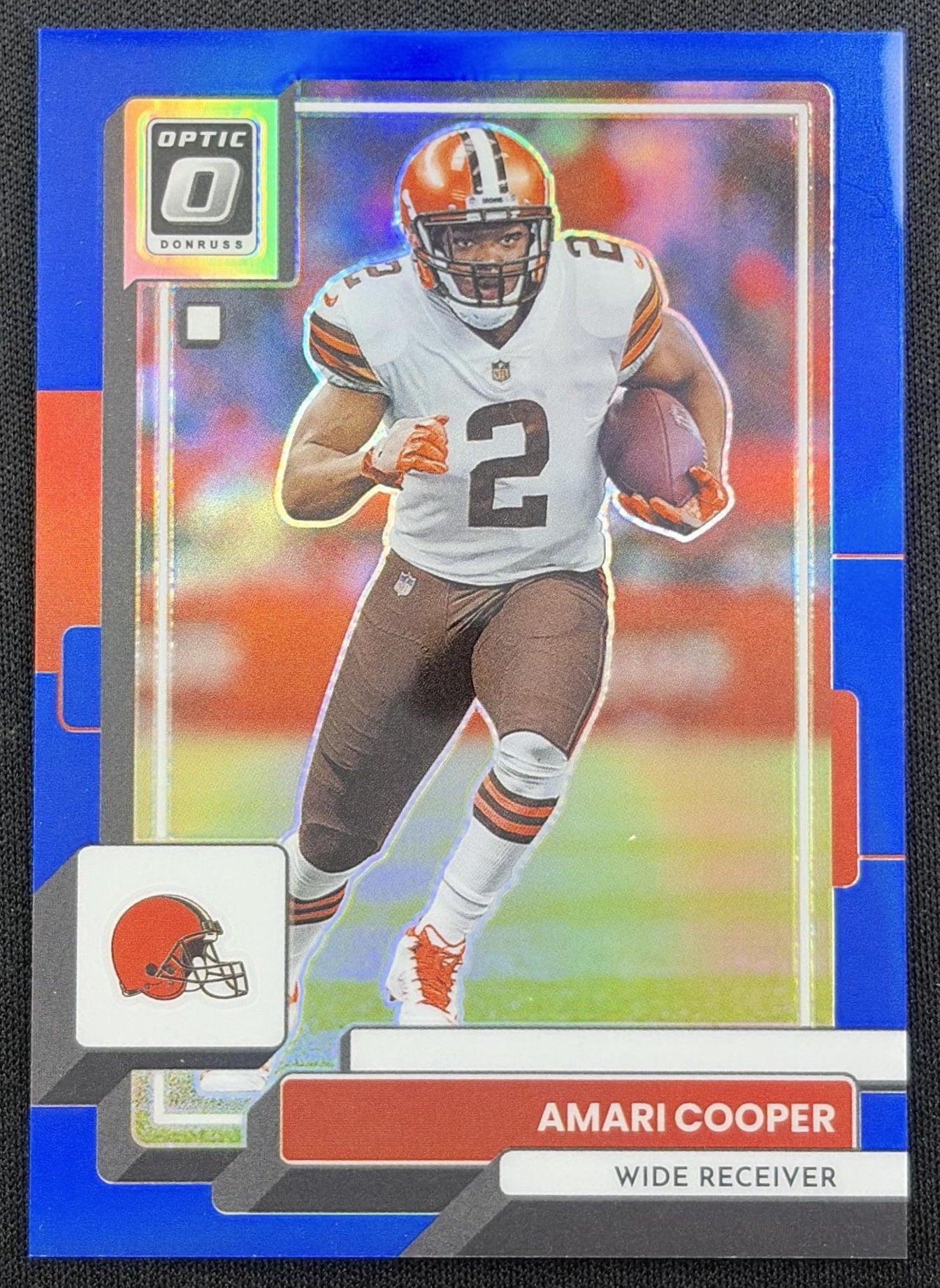 Amari Cooper 2022 Panini Donruss Optic Blue /179 Browns