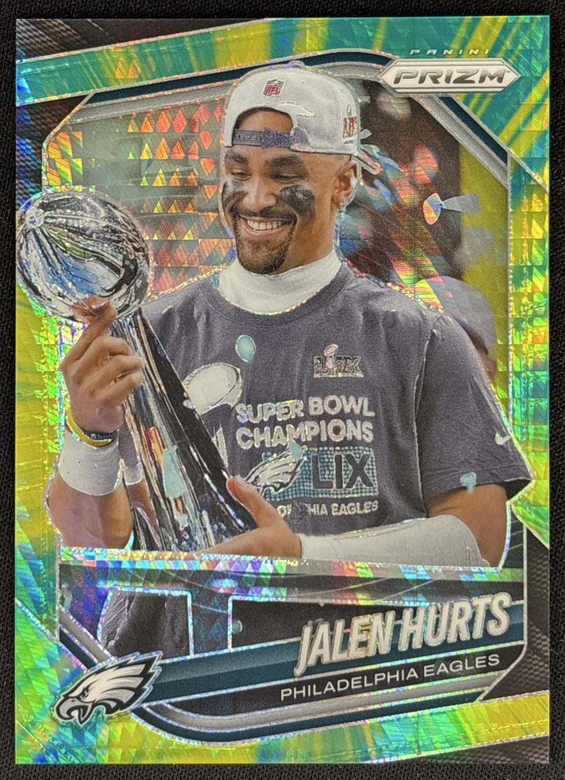 Jalen Hurts 2025 Panini Prizm Hyper /200 Eagles front