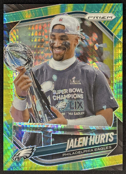 Jalen Hurts 2025 Panini Prizm Hyper /200 Eagles front