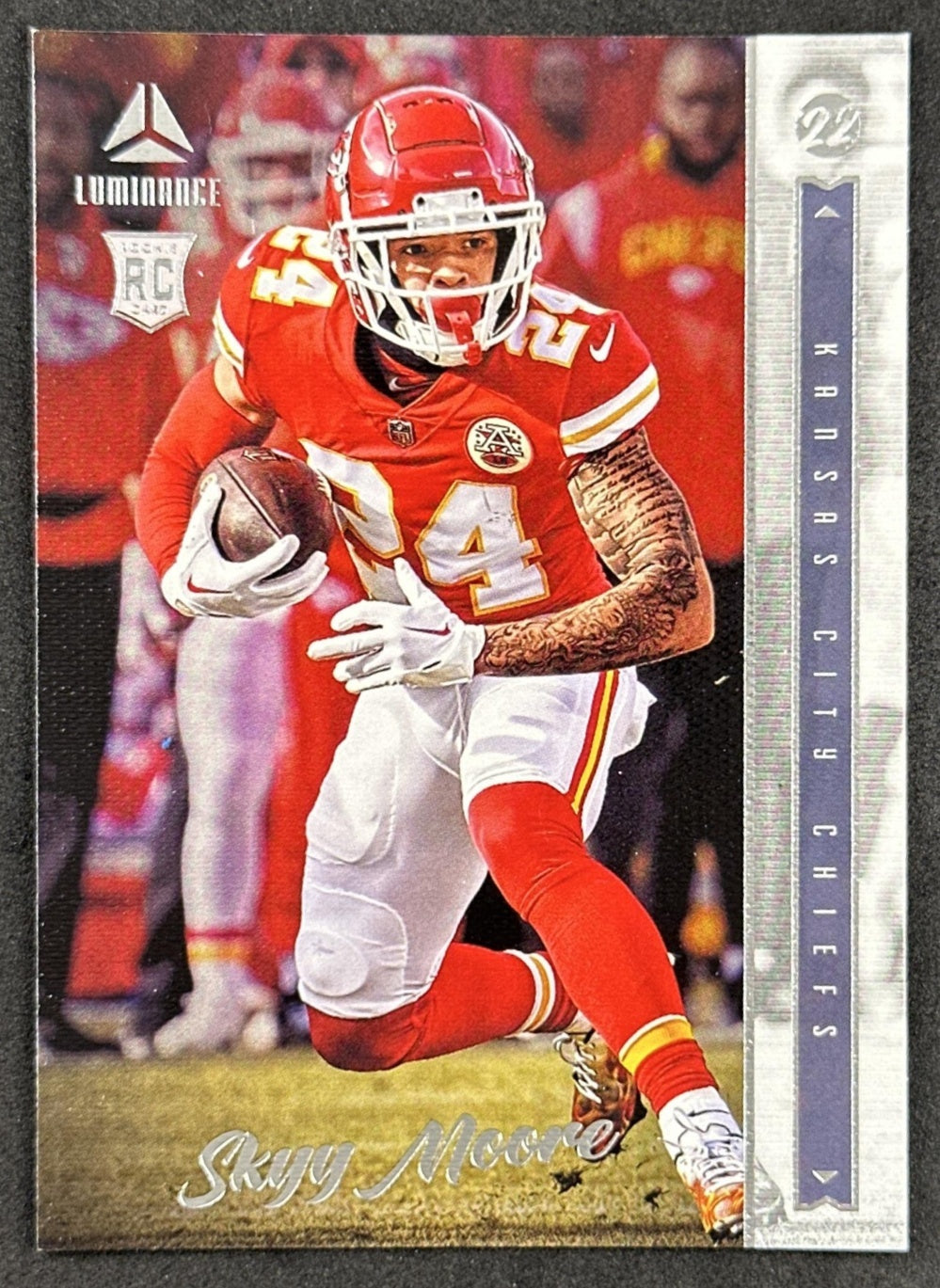 Skyy Moore 2022 Panini Chronicles Luminance Update Rookies Chiefs