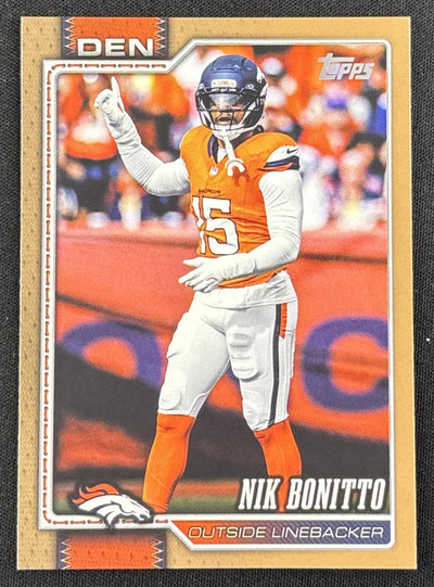 Nik Bonitto 2026 Topps Gold /2026 Broncos