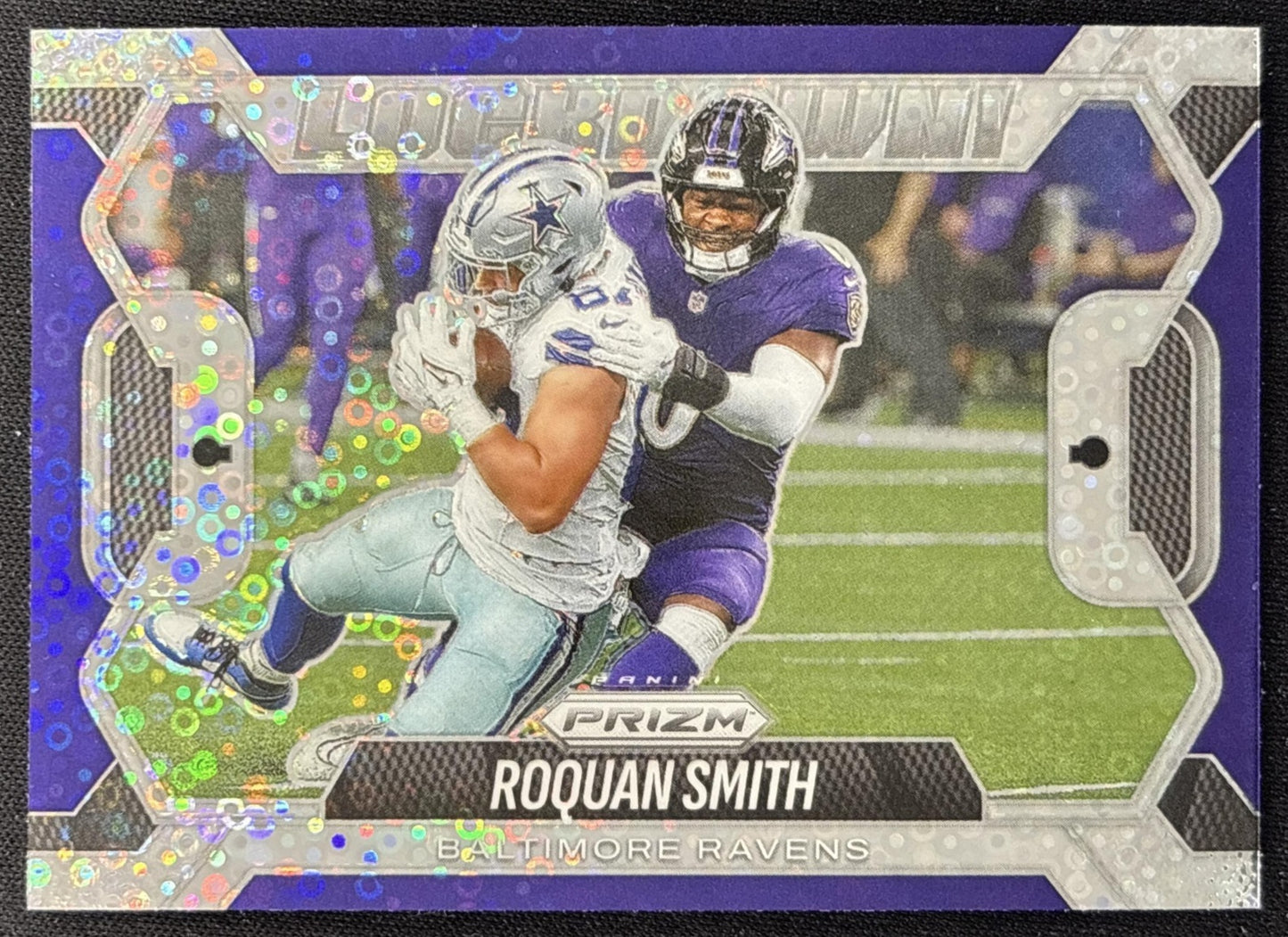 Roquan Smith 2025 Panini Prizm Lockdown No Huddle Ravens Sports Trading Cards