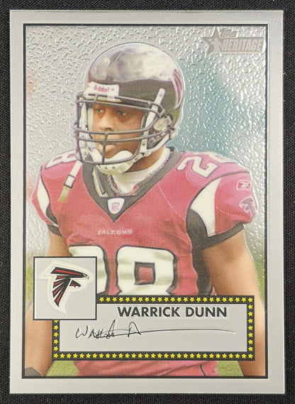 Warrick Dunn 2006 Topps Heritage Chrome /1952 Falcons
