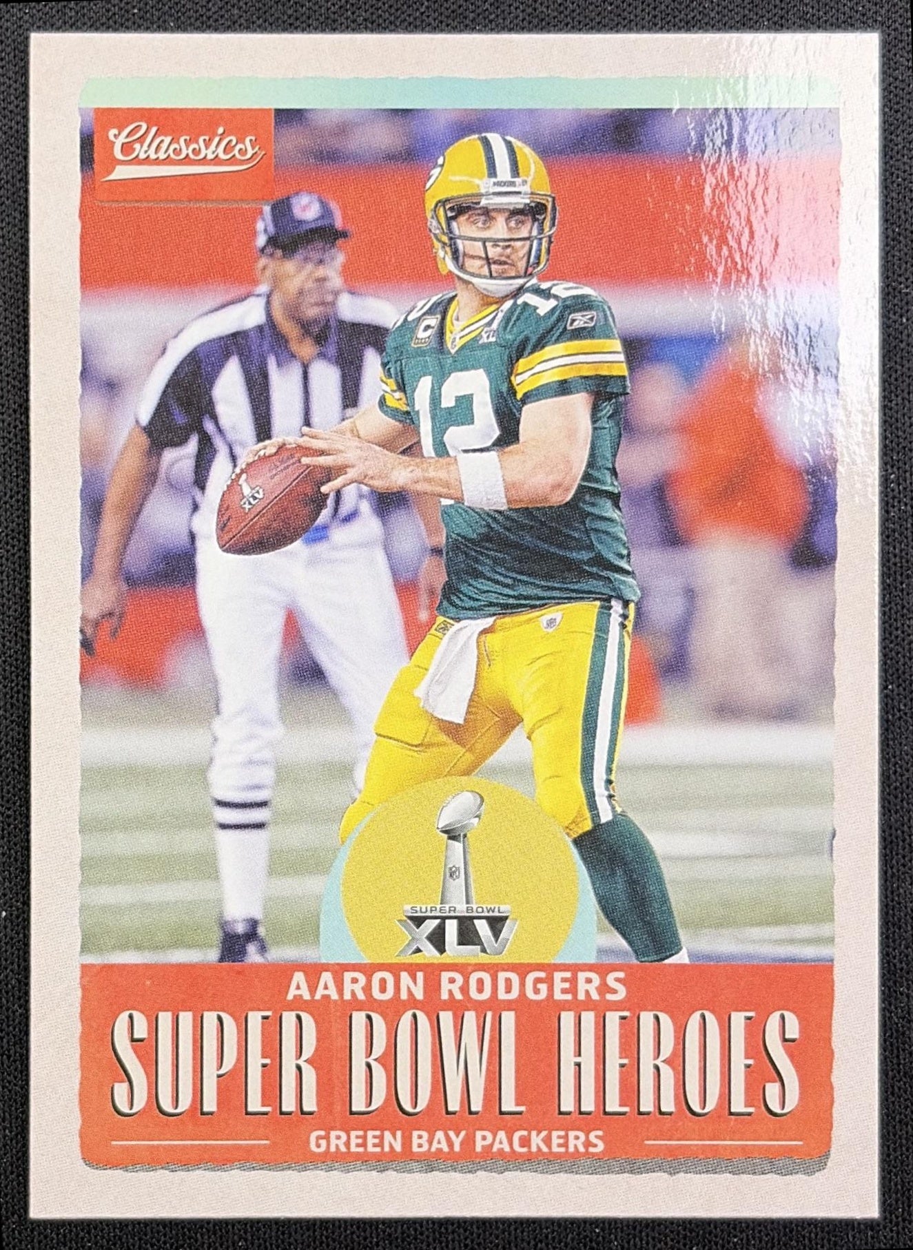 Aaron Rodgers 2017 Panini Classics Super Bowl Heroes Packers