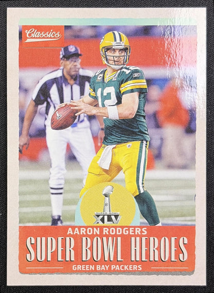 Aaron Rodgers 2017 Panini Classics Super Bowl Heroes Packers