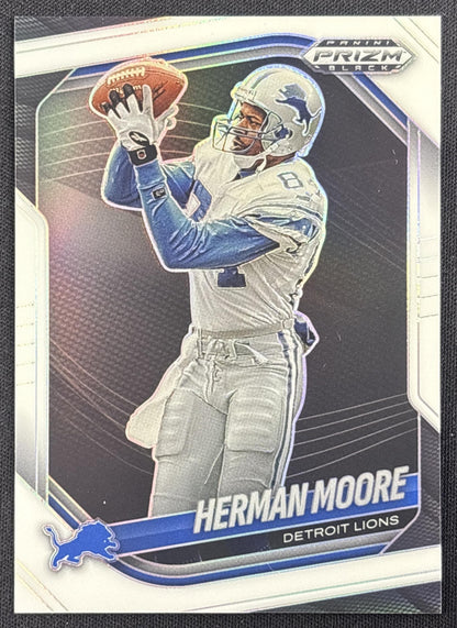 Herman Moore 2025 Panini Prizm Black White /175 Lions