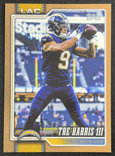 Tre' Harris III 2026 Topps Gold /2026 Chargers