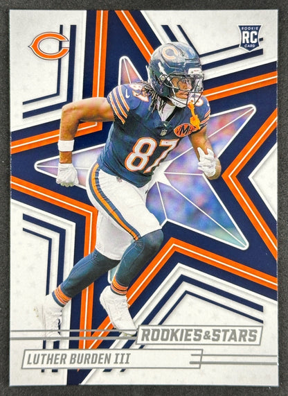 Luther Burden III 2025 Rookies & Stars Bears Sports Trading Card