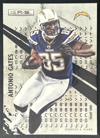 Antonio Gates 2010 Rookies & Stars Longevity Parallel Silver /249 Chargers front