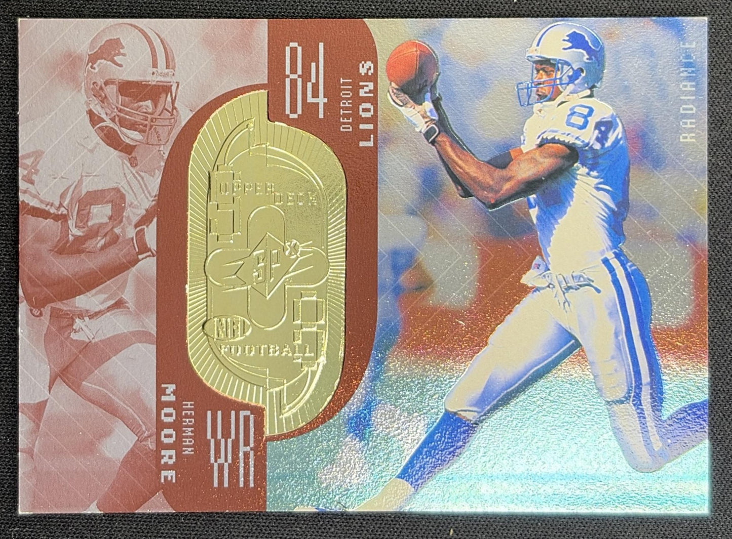 Herman Moore 1998 SPx Finite /10100 Lions