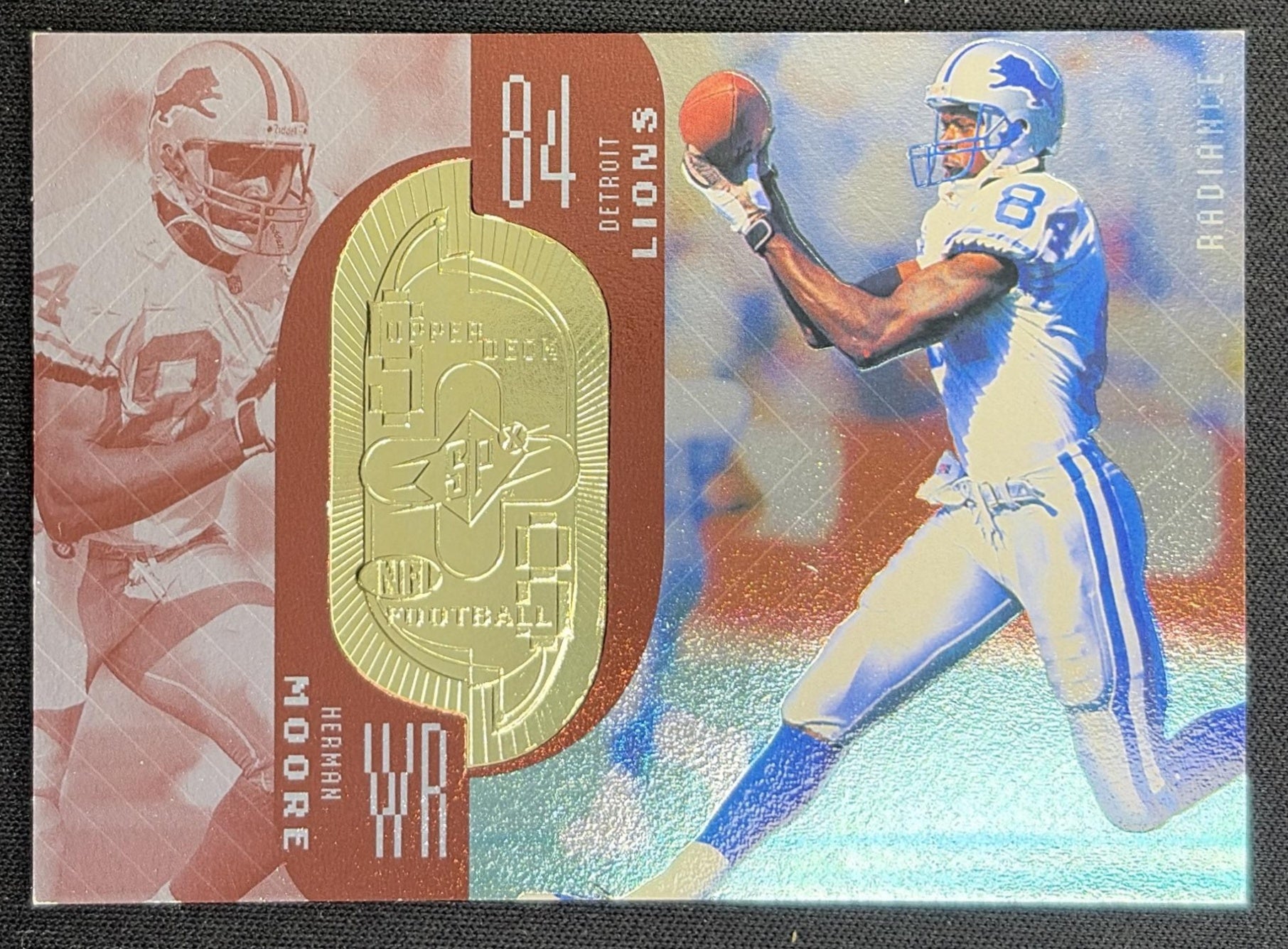 Herman Moore 1998 SPx Finite /10100 Lions