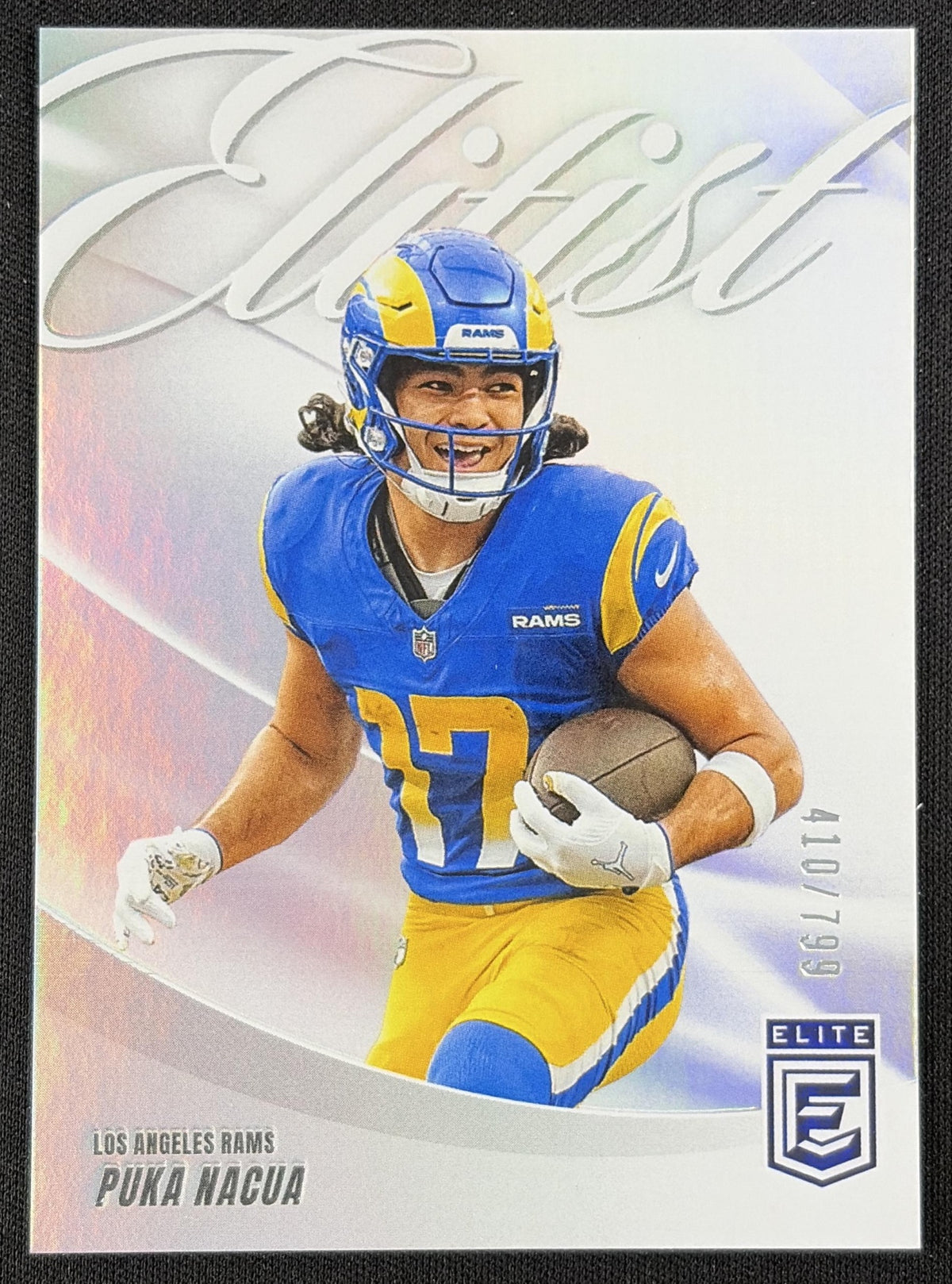 Puka Nacua 2025 Panini Donruss Elite Elitist /799 Rams