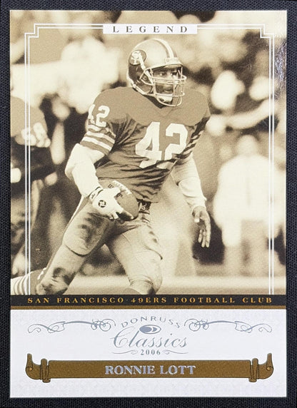 Ronnie Lott 2006 Donruss Classics /1000 49ers