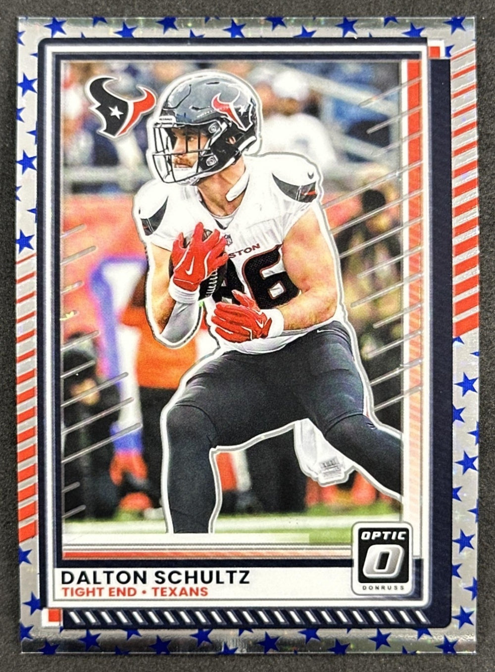 Dalton Schultz 2025 Panini Donruss Optic Stars Prizm Texans Default Title Sports Trading Card