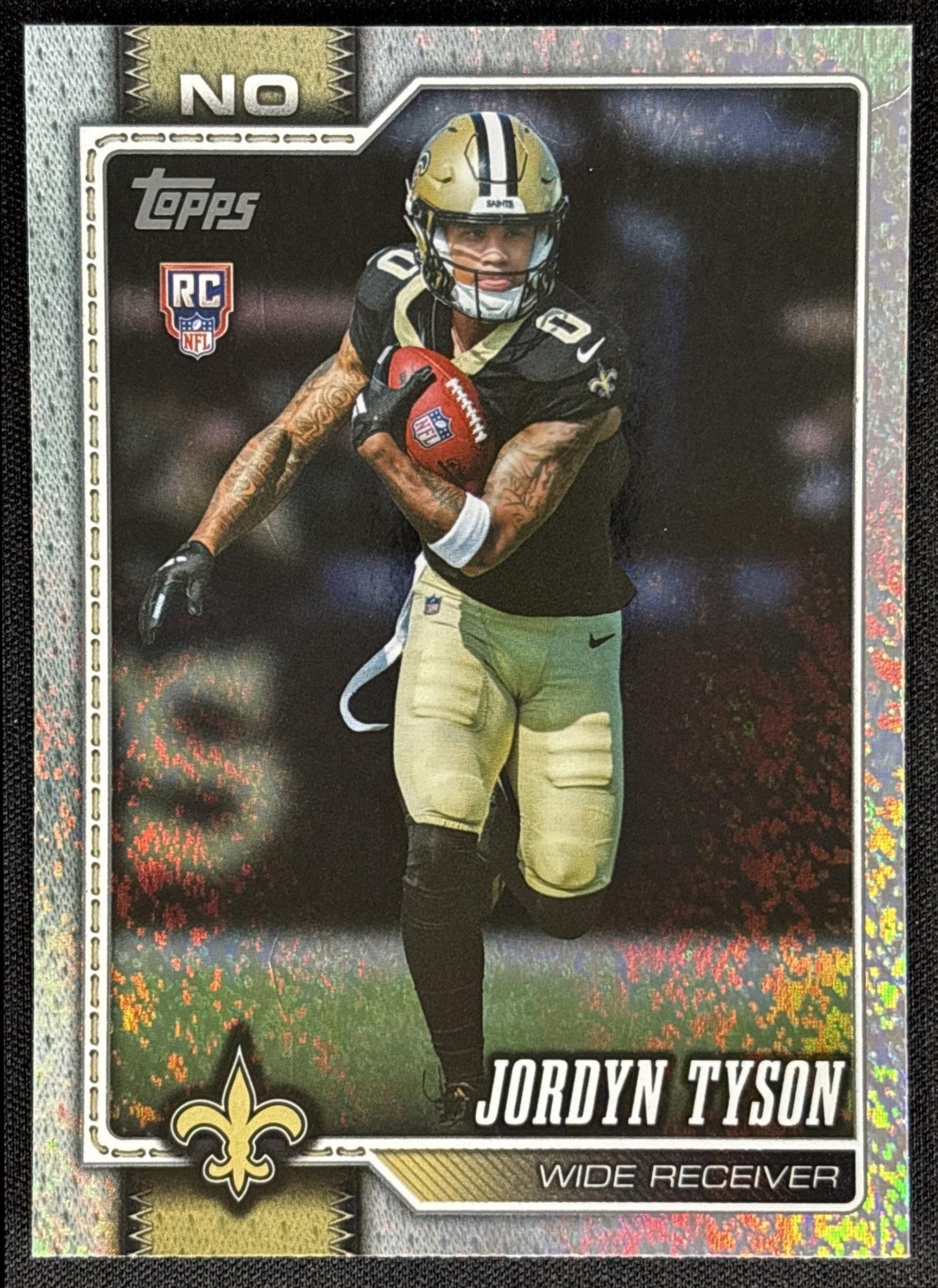 Jordyn Tyson 2026 Topps Sandglitter Saints