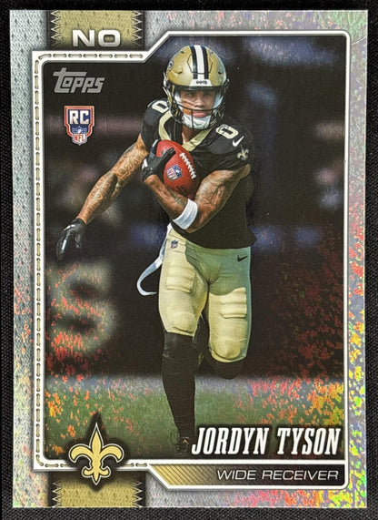 Jordyn Tyson 2026 Topps Sandglitter Saints