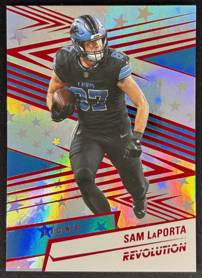 Sam LaPorta 2025 Revolution Red Astro Lions