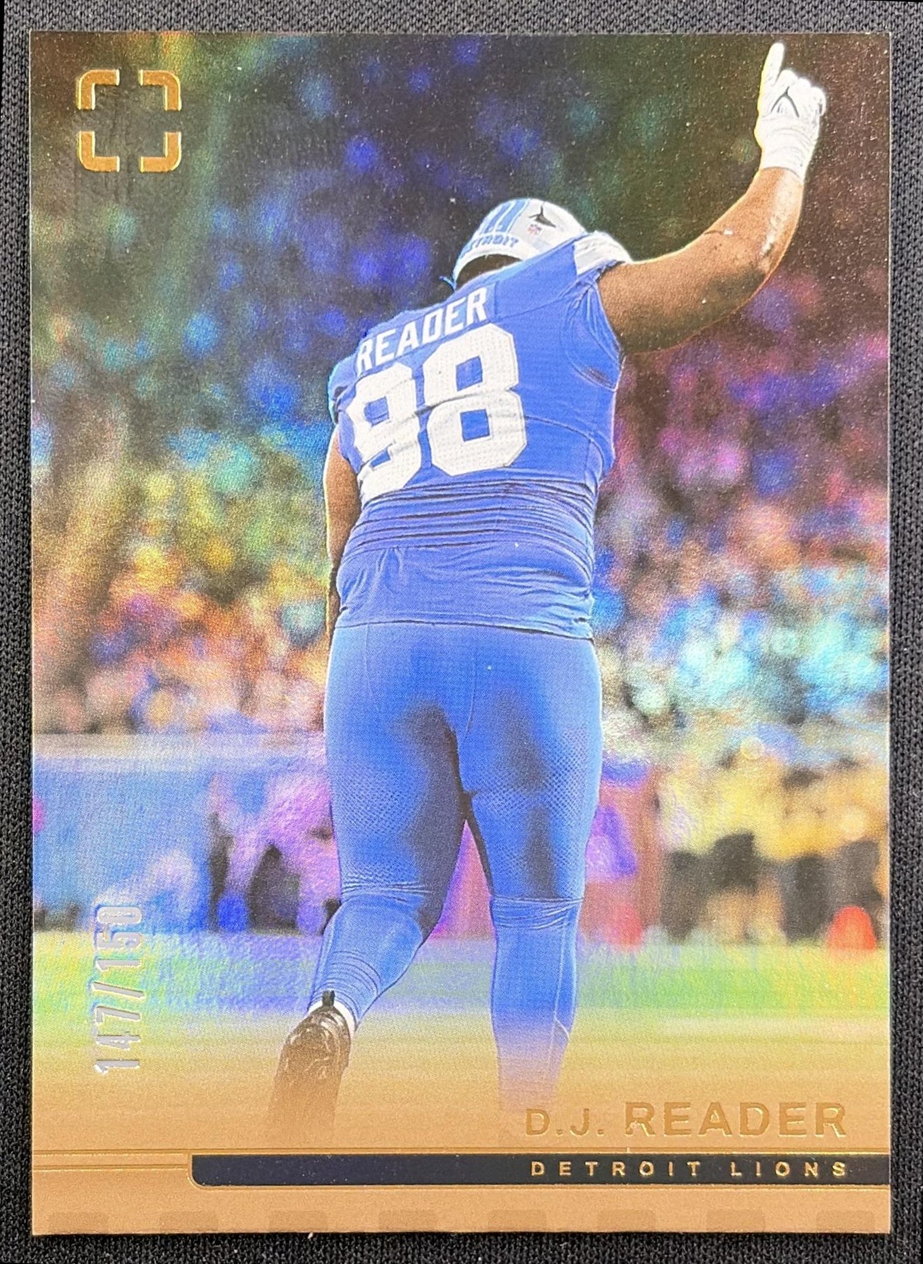 D.J. Reader 2025 Panini PhotoGenic Bronze /150 Lions
