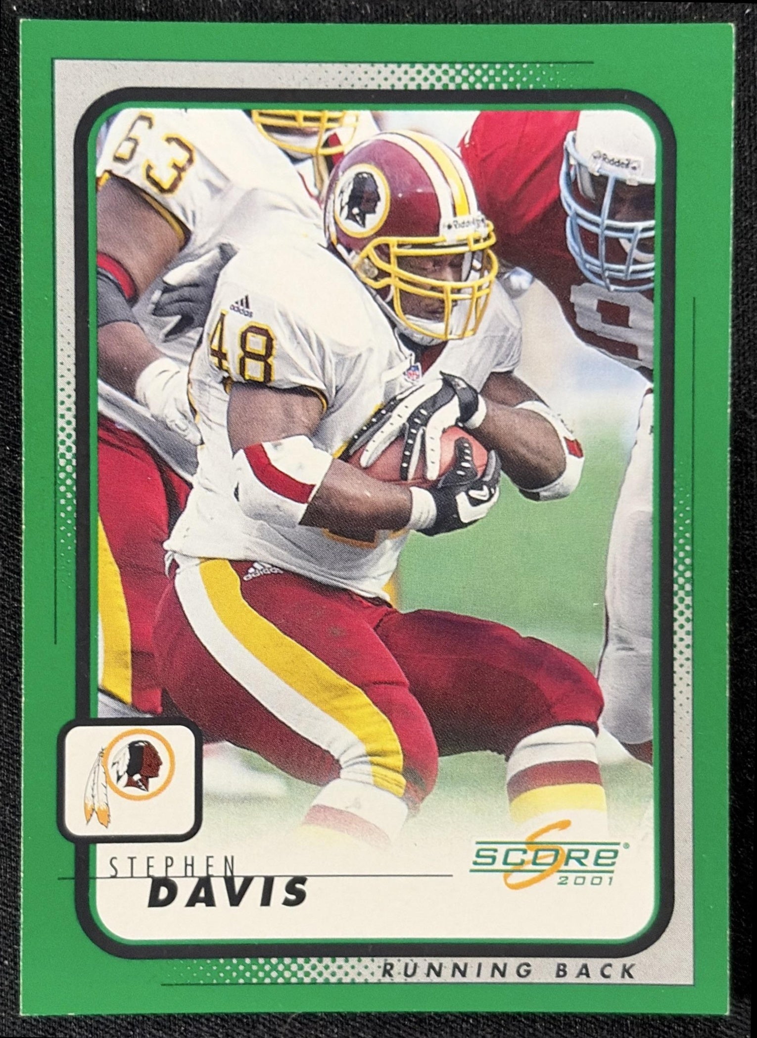 Stephen Davis 2001 Score Redskins