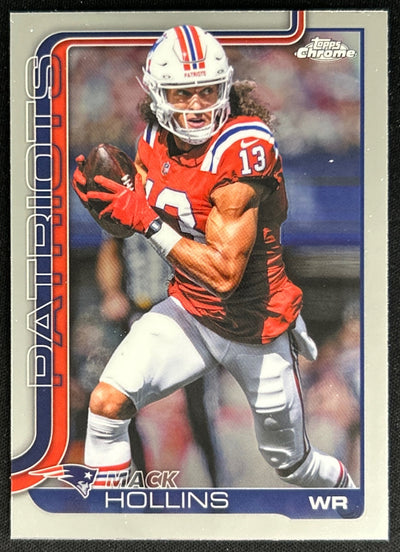 Mack Hollins 2025 Topps Chrome Patriots Default Title Sports Trading Cards