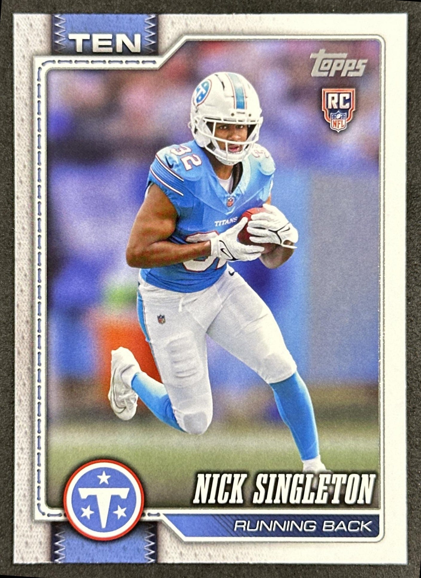Nick Singleton 2026 Topps Flagship Rookie Titans Sports Trading Card