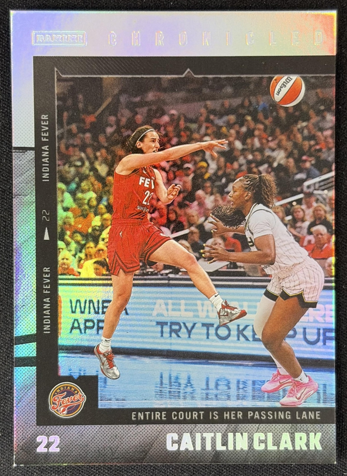 Caitlin Clark 2025 Panini Chronicled WNBA Holo Fever 39