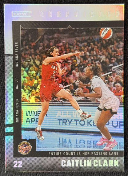 Caitlin Clark 2025 Panini Chronicled WNBA Holo Fever 39