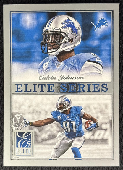 Calvin Johnson 2014 Panini Elite Series Silver Lions Sports Trading Cards