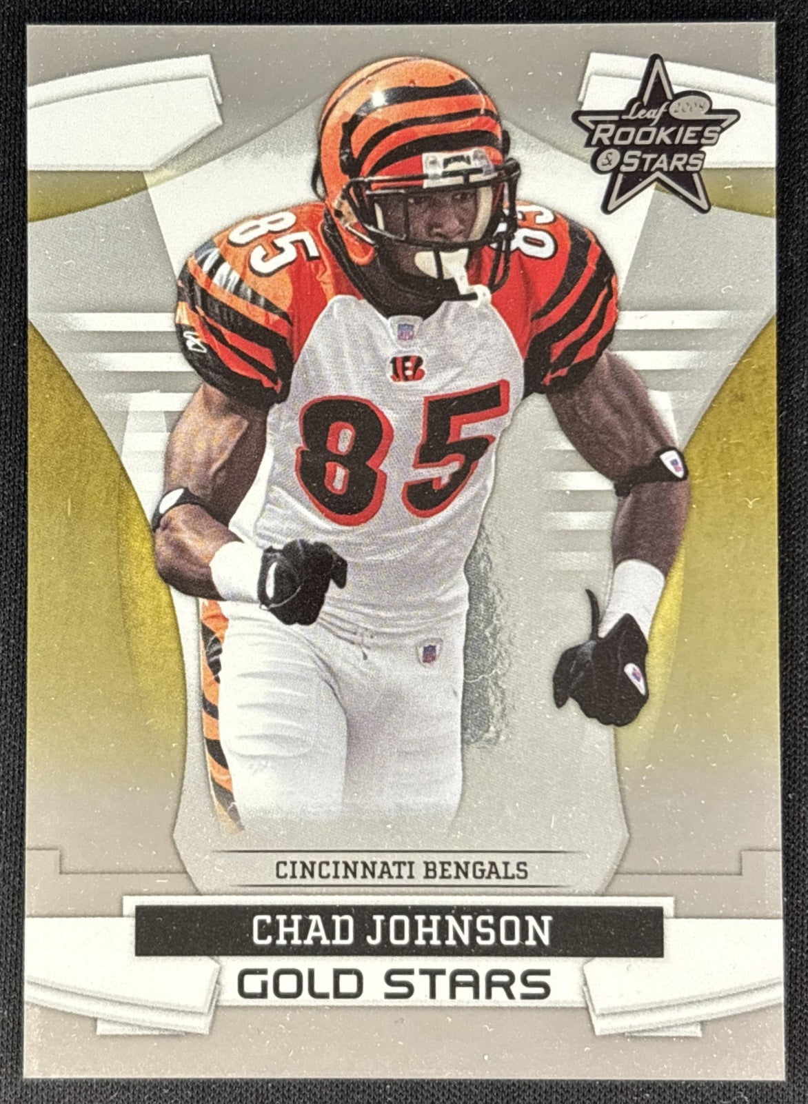 Chad Johnson 2008 Leaf Rookies & Stars Gold /1000 Bengals Sports Trading Cards