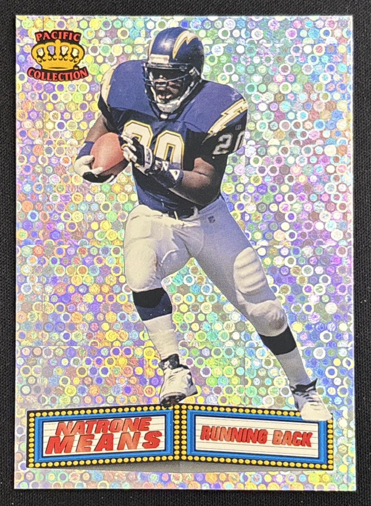 Natrone Means 1994 Pacific Marquee Prisms Chargers