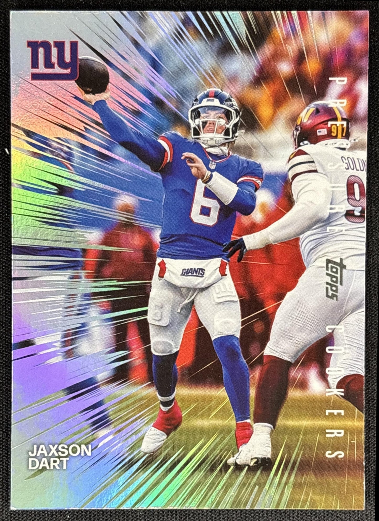 Jaxson Dart 2026 Topps Pressure Cookers Giants