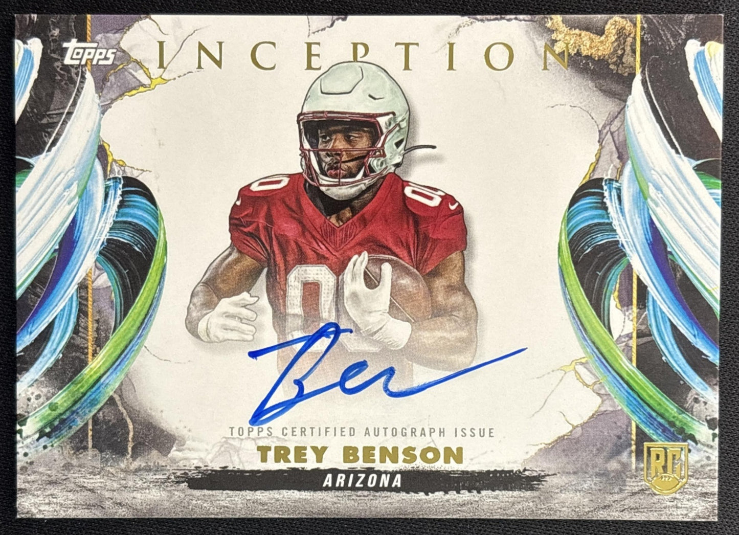 Trey Benson 2024 Topps Inception Rookie Auto Variations Cardinals