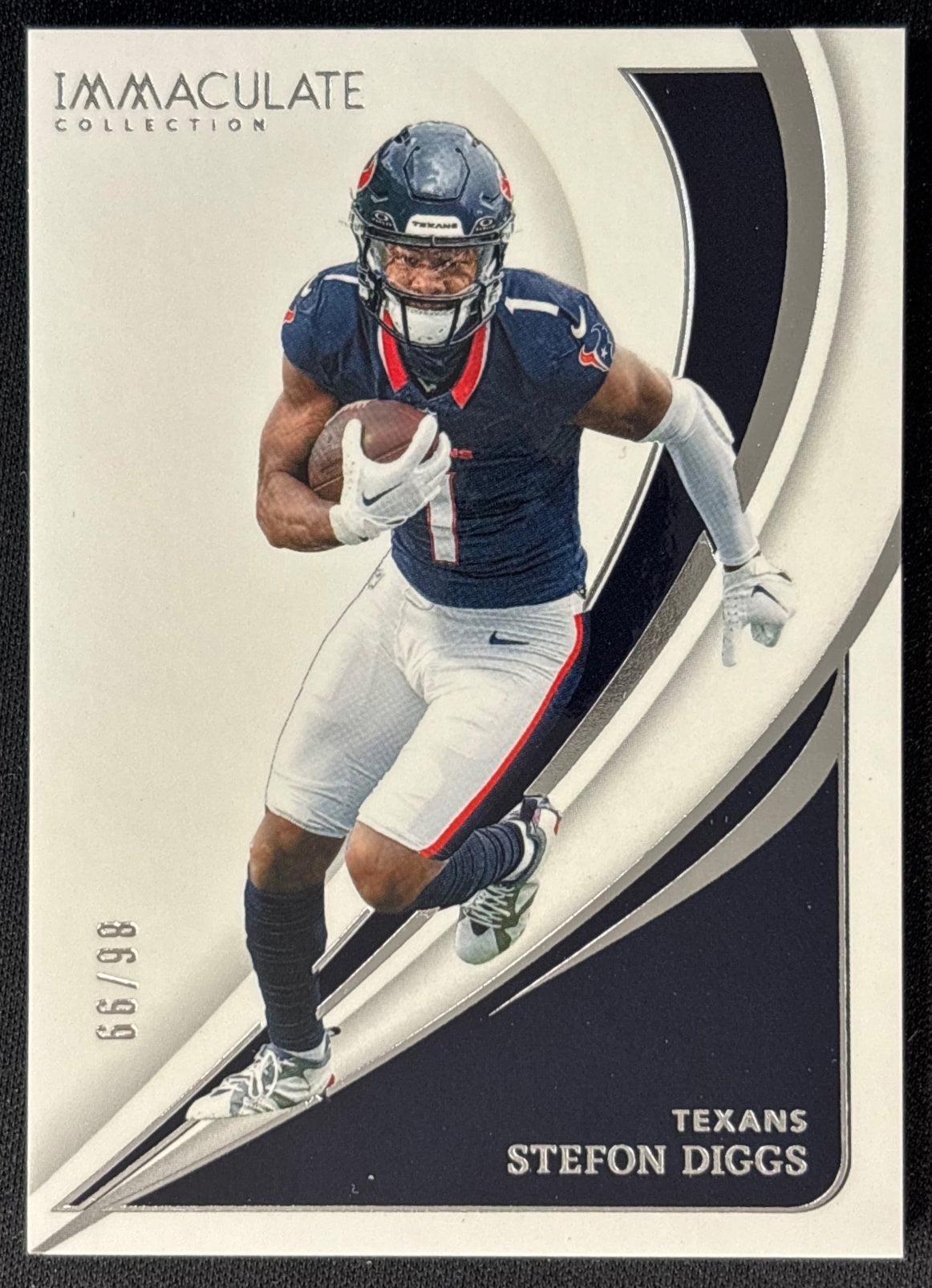Stefon Diggs 2024 Immaculate /99 Texans front | Wayne Collection