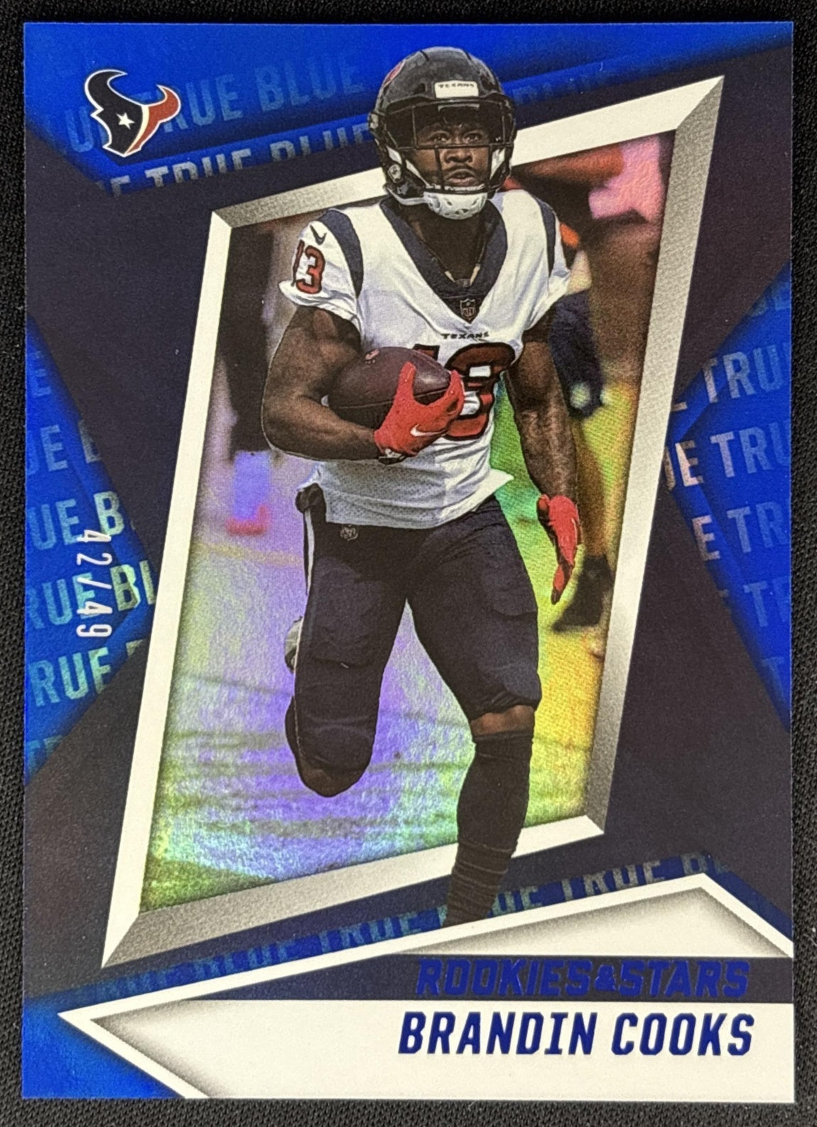 Brandin Cooks 2021 Panini Rookies & Stars True Blue /49 Texans front