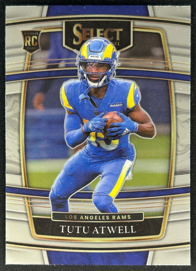TuTu Atwell Select Concourse Los Angeles Rams Sports Trading Cards