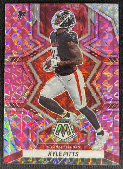 Kyle Pitts 2022 Panini Mosaic Camo Pink Falcons Default Title Sports Trading Card