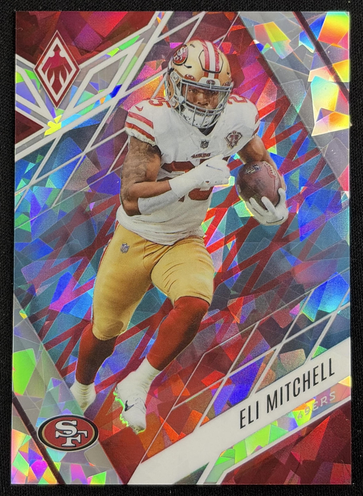Eli Mitchell 2022 Panini Phoenix Fire and Ice /50 49ers - Front
