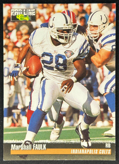 Marshall Faulk 1995 Pro Line Colts
