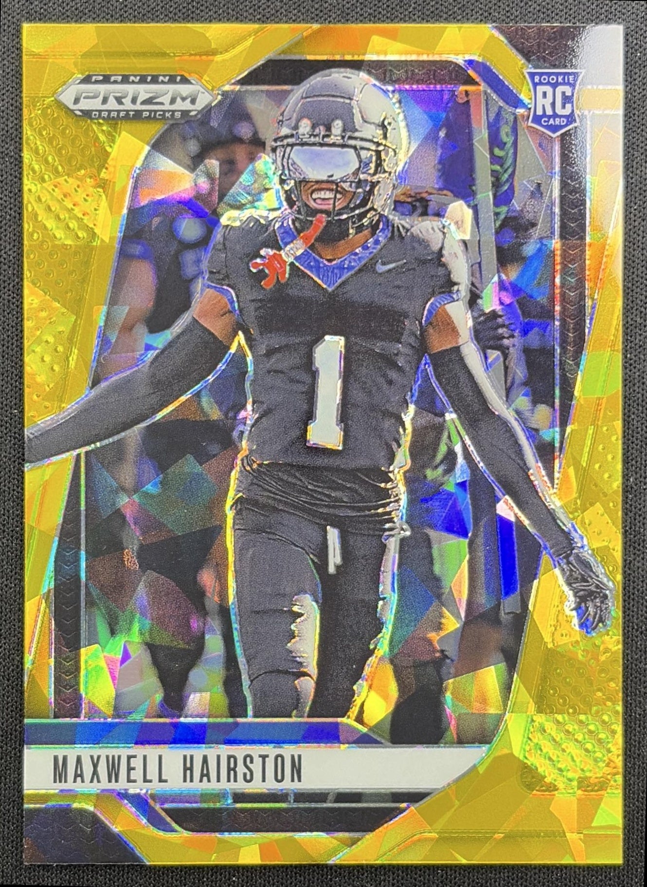 Maxwell Hairston 2025 Panini Prizm Draft Picks Gold Ice Wildcats