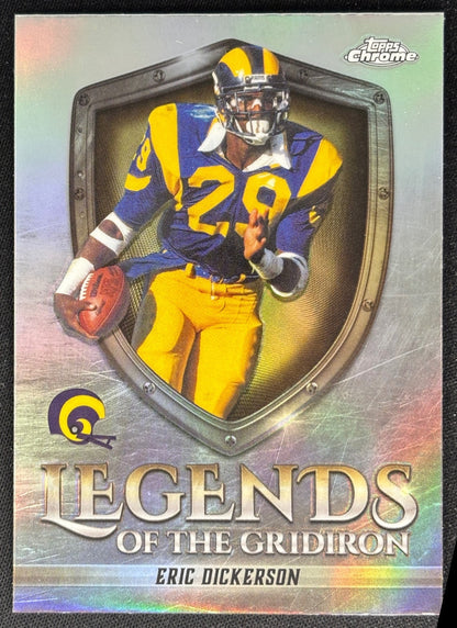 Eric Dickerson 2025 Topps Chrome Legends of the Gridiron Refractor Rams Default Title Football