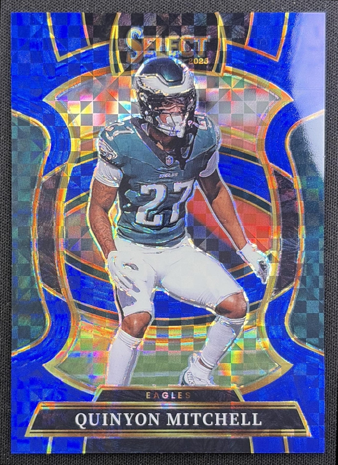 Quinyon Mitchell 2025 Panini Select Concourse Blue Prizm /249 Eagles