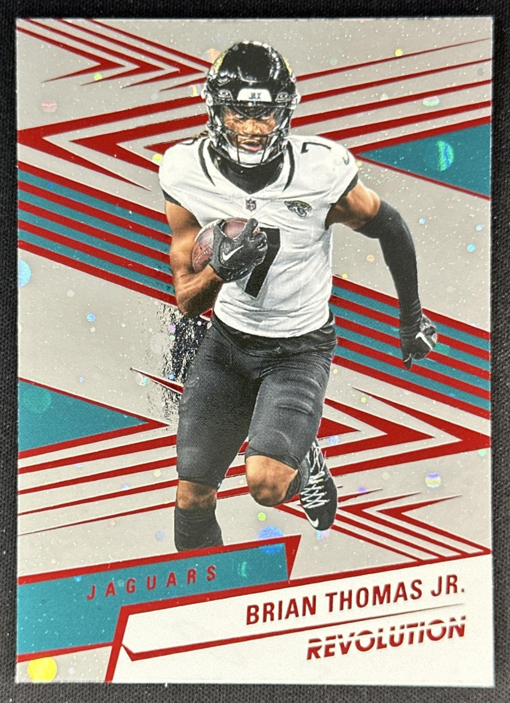 Brian Thomas Jr. 2025 Panini Revolution Red Cosmo Jaguars