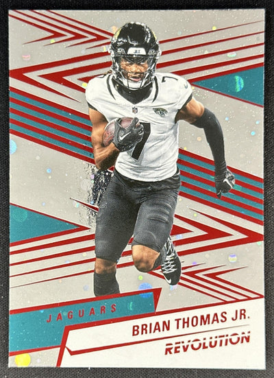 Brian Thomas Jr. 2025 Panini Revolution Red Cosmo Jaguars Sports Trading Cards