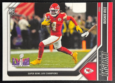 Rashee Rice 2023 Instant Kansas City Chiefs Super Bowl LVIII Champions Sports Trading Card