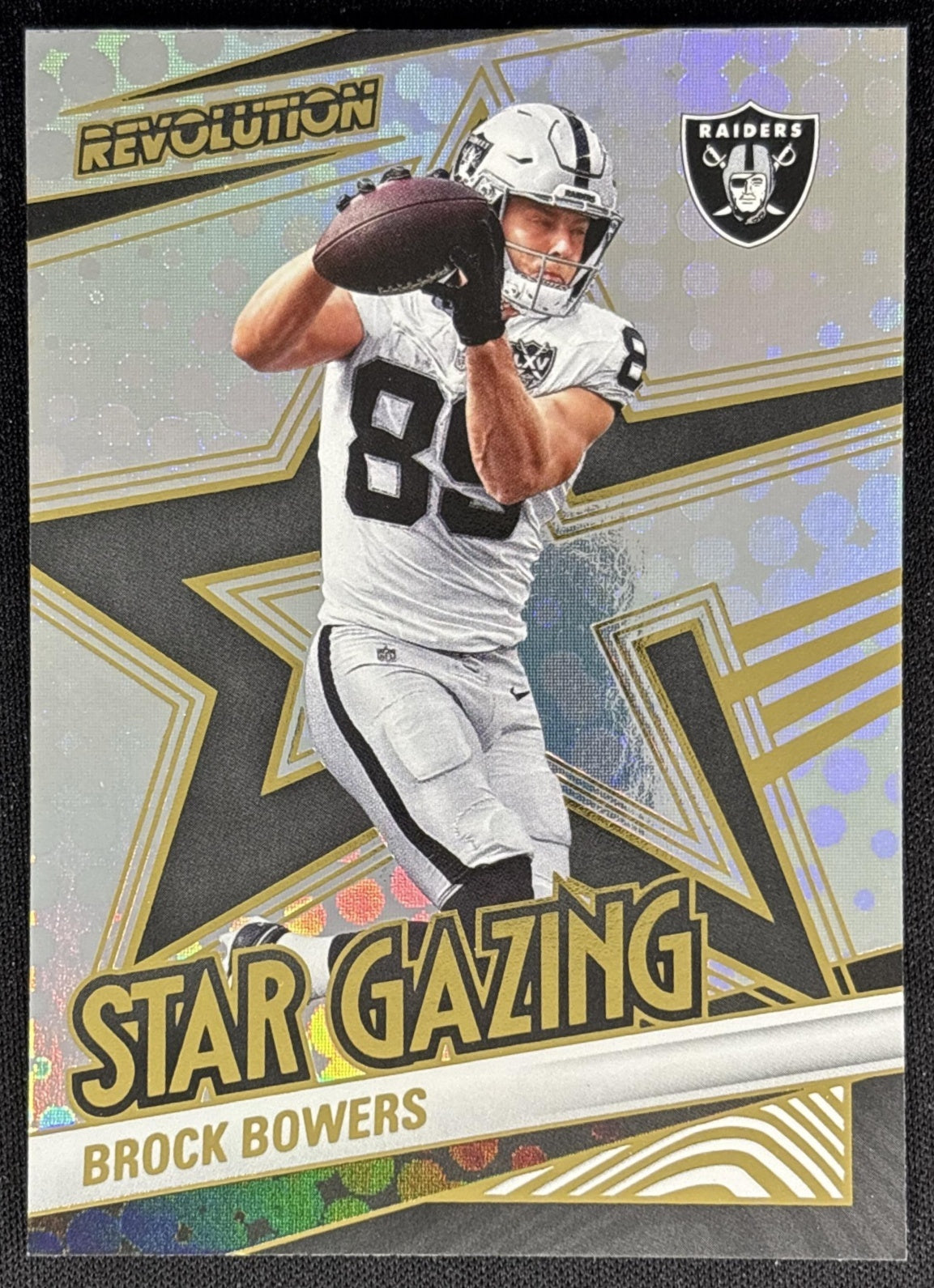 Brock Bowers 2025 Panini Revolution Star Gazing Raiders Sports Trading Cards