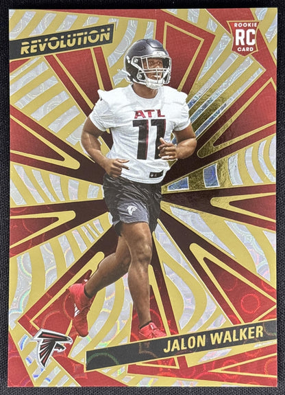 Jalon Walker 2025 Panini Revolution Rookies Groove Falcons Default Title Sports Trading Cards