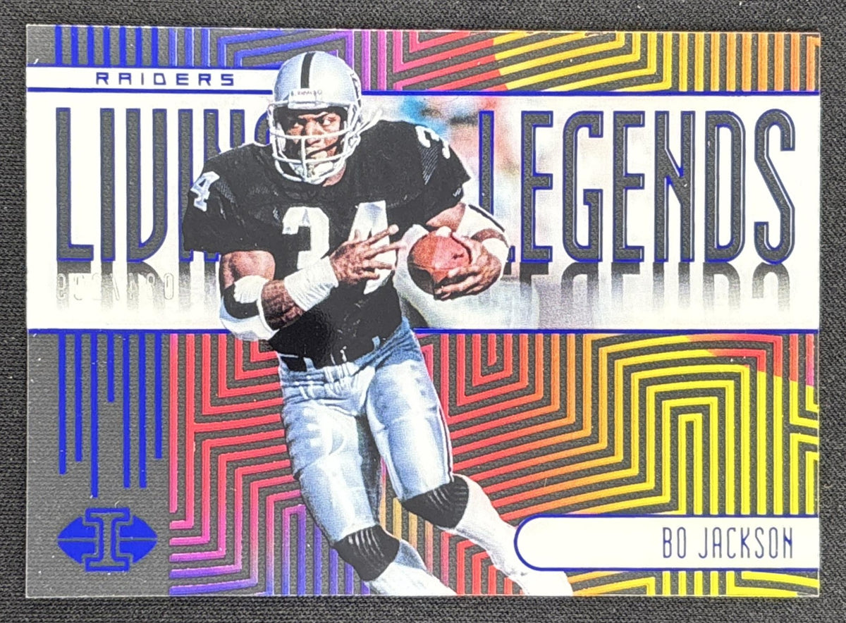Bo Jackson 2019 Panini Illusions Living Legends Blue /299 Raiders