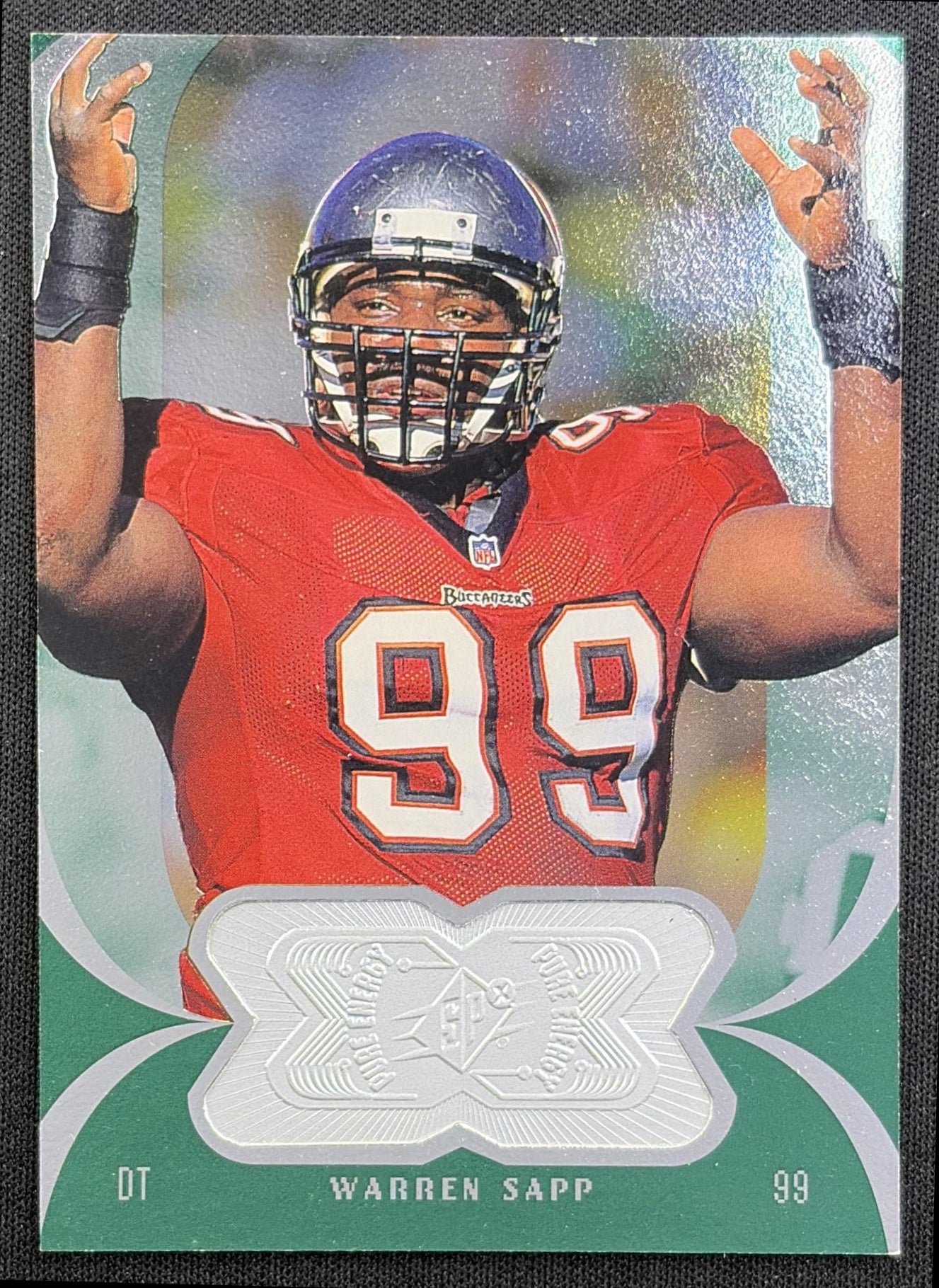 Warren Sapp 1998 SPx Finite /2500 Buccaneers