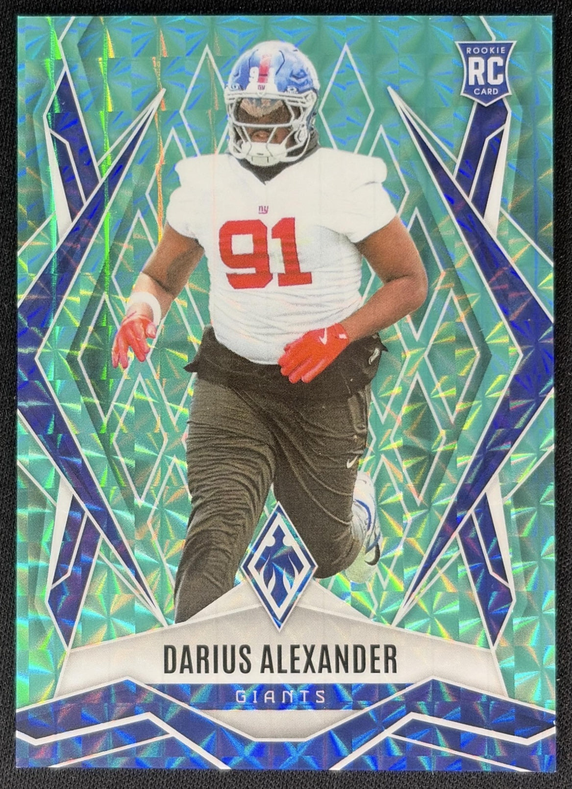 Darius Alexander 2025 Panini Phoenix Lime Green Lava Prizm /225 Giants